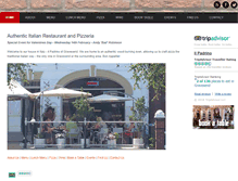 Tablet Screenshot of ilpadrino-restaurant.com